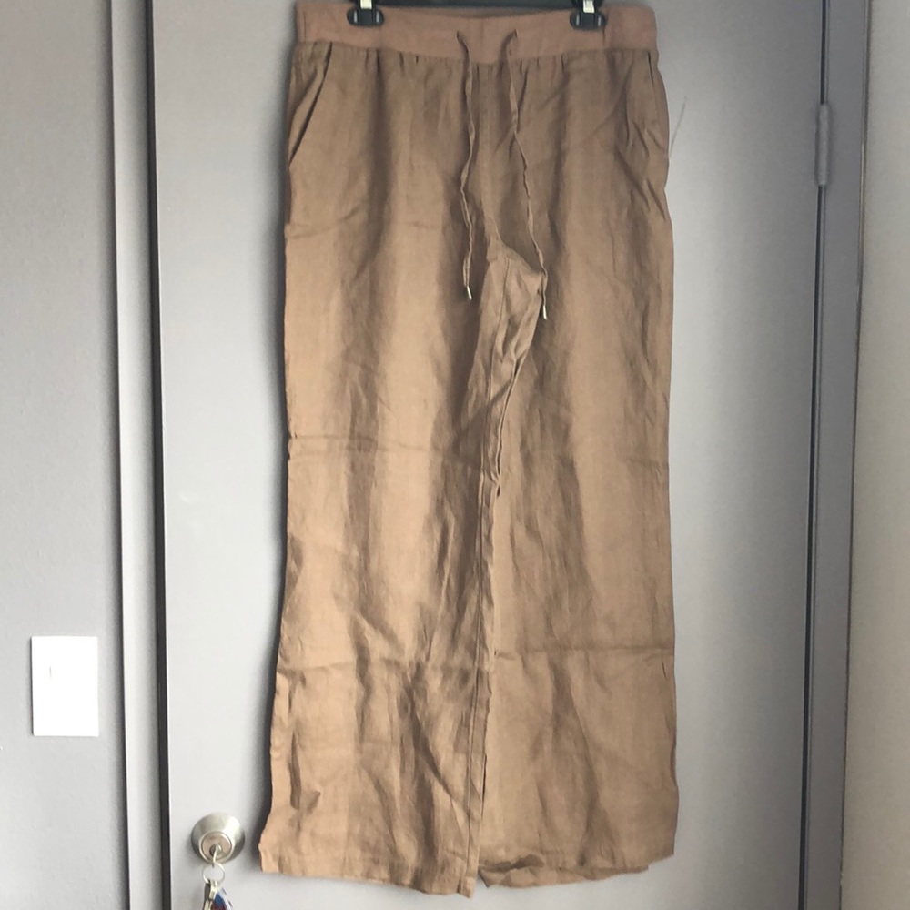 Linen Camel color summer pants. Never worn.